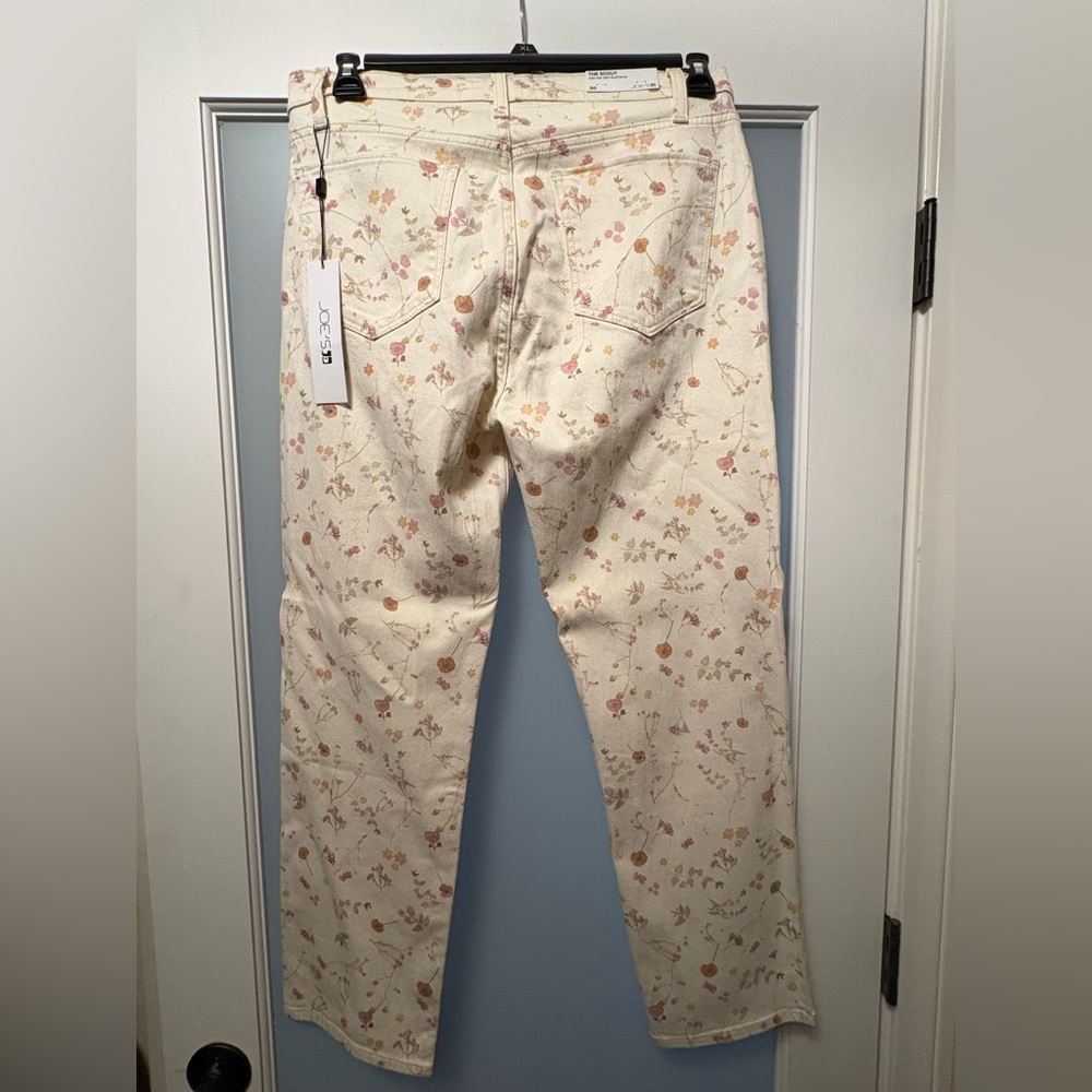 Joe’s Cream Floral Print Jeans